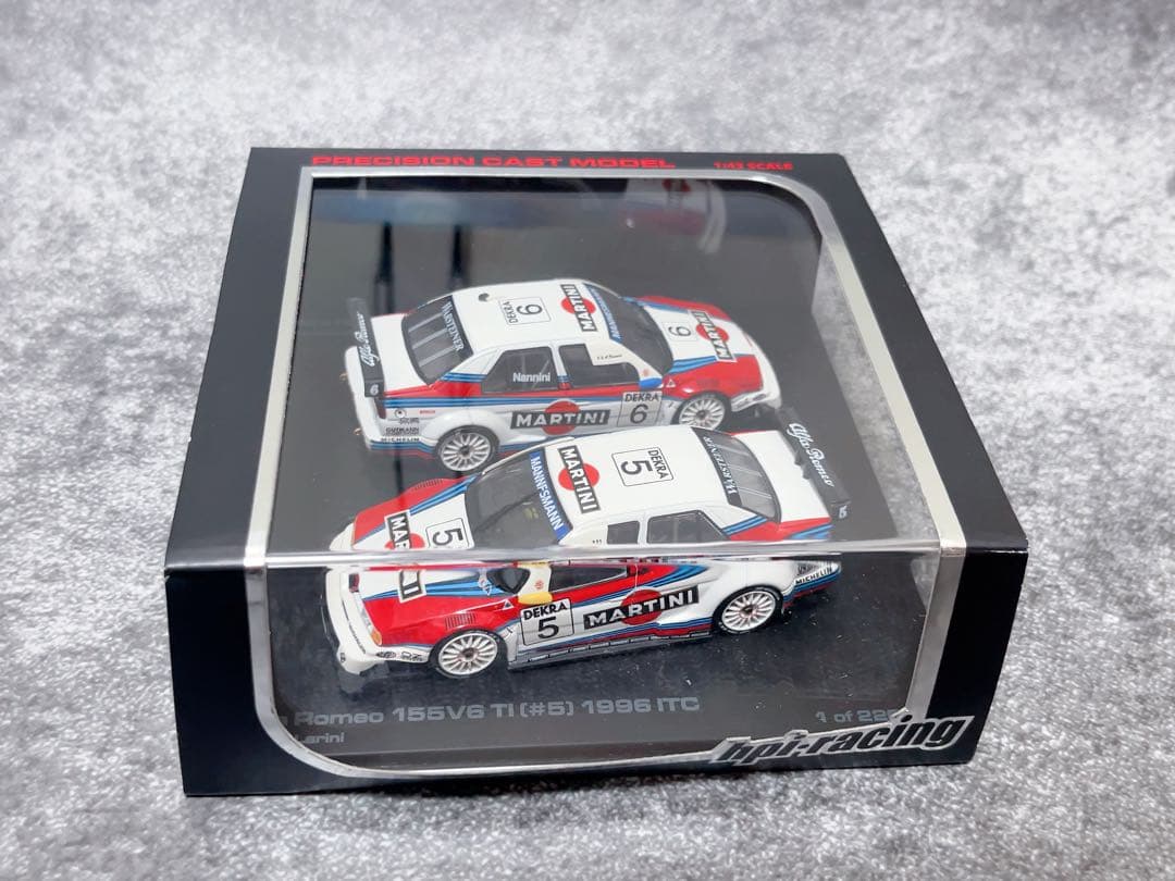 HPI 1/43 アルファ・ロメオ　155V6 T1 #5 #6 限定品 1/43 HPI 8041 アルファロメオ 155V6 TI DTM N.ラリーニ 1993#8, Boost