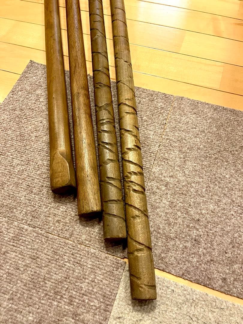 は*ん様 在銘夜叉龍他 極上造林鎌4本まとめて 草刈鎌 大鎌 林業 草刈