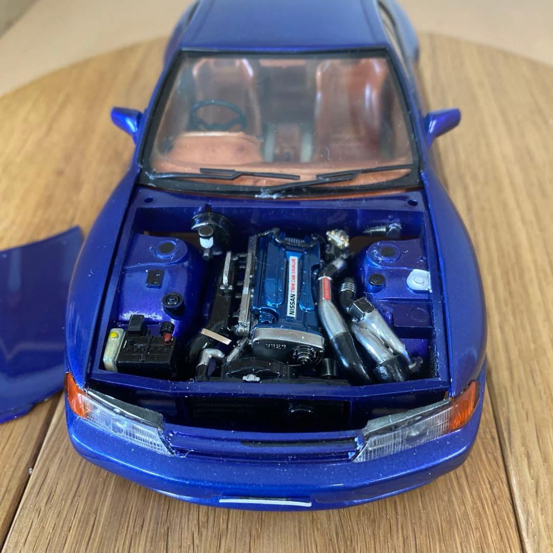 プラモデル完成品 アオシマ 1/24 R32GTR ワイドカスタム1/24 フジミ