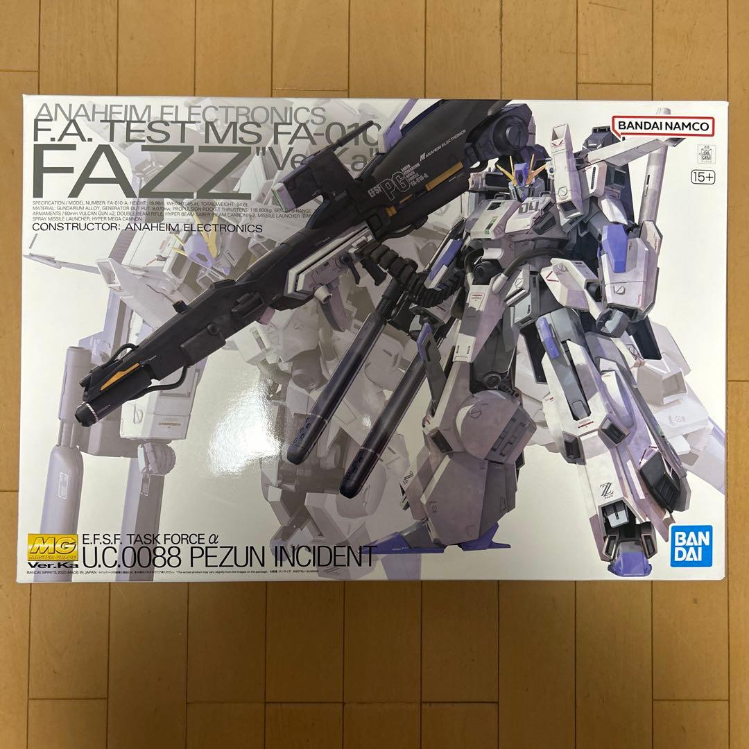 MG 1/100 機動戦士ガンダムセンチネル FAZZ Ver.Ka 匿名発送 MG 1/100 ガンダムベース限定 FAZZ Ver.Ka[チタニウムフィニッシュ