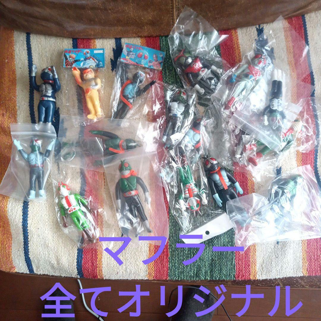 ☆仮面ライダー ☆フィギュア 15体セット☆ミニソフビ人形☆旧バンダ
