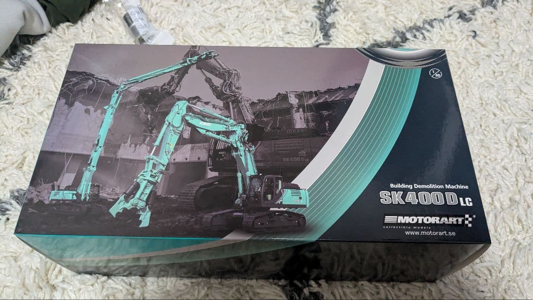 MOTORART SK400D LC 建設機械模型 Amazon.co.jp: KOBELCO SK400DLC 10 ミニチュア 1/50 イエロー 欧州
