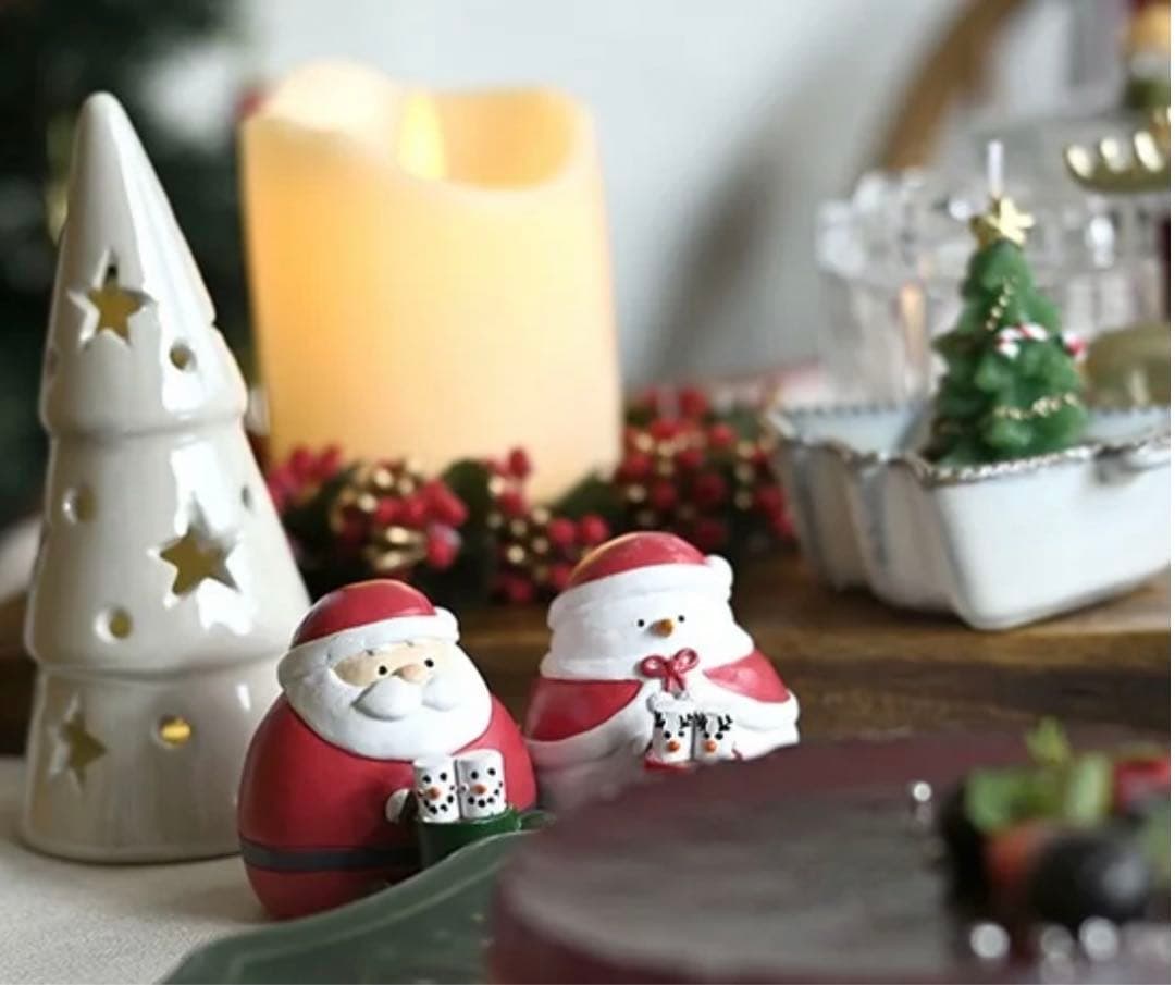 ナチュラルキッチン クリスマスツリー 白 置物 オブジェ クリスマス