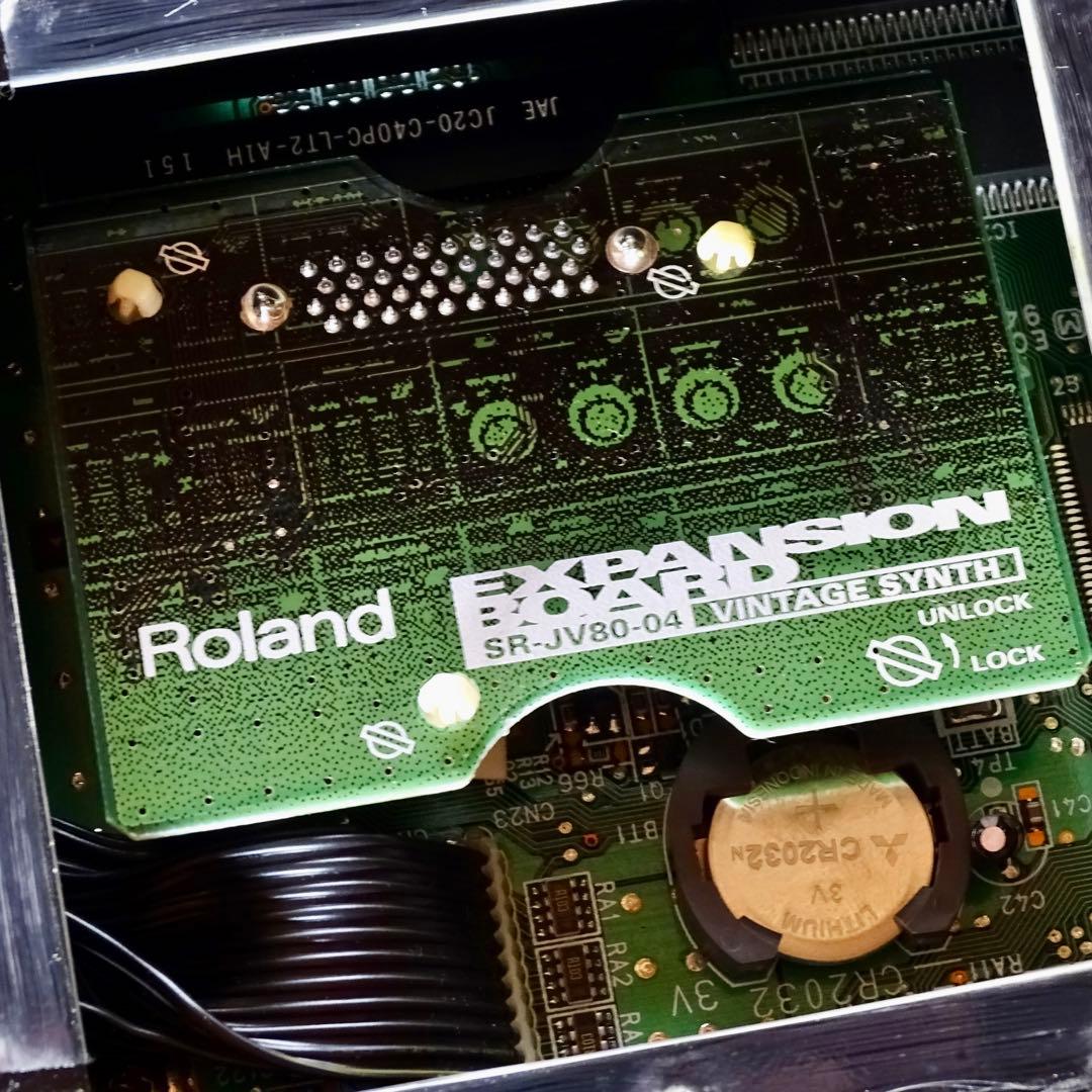 良品】Roland JV-80 + ROMカード + エクスパンションボード - メルカリ