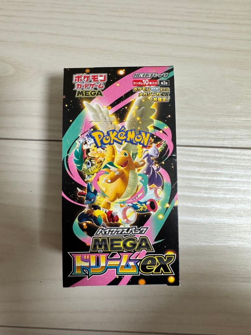 封入率一致】MEGAドリームex1BOX（10パック）箱付き - メルカリ