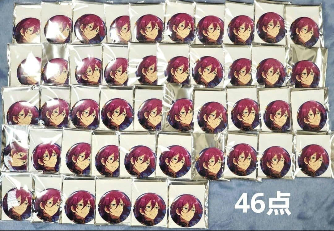 あんスタ 七種茨 コレクション缶バッジ 46点 あんさんぶるスターズ!! Pitattoキーホルダー 七種茨 (キャラクター