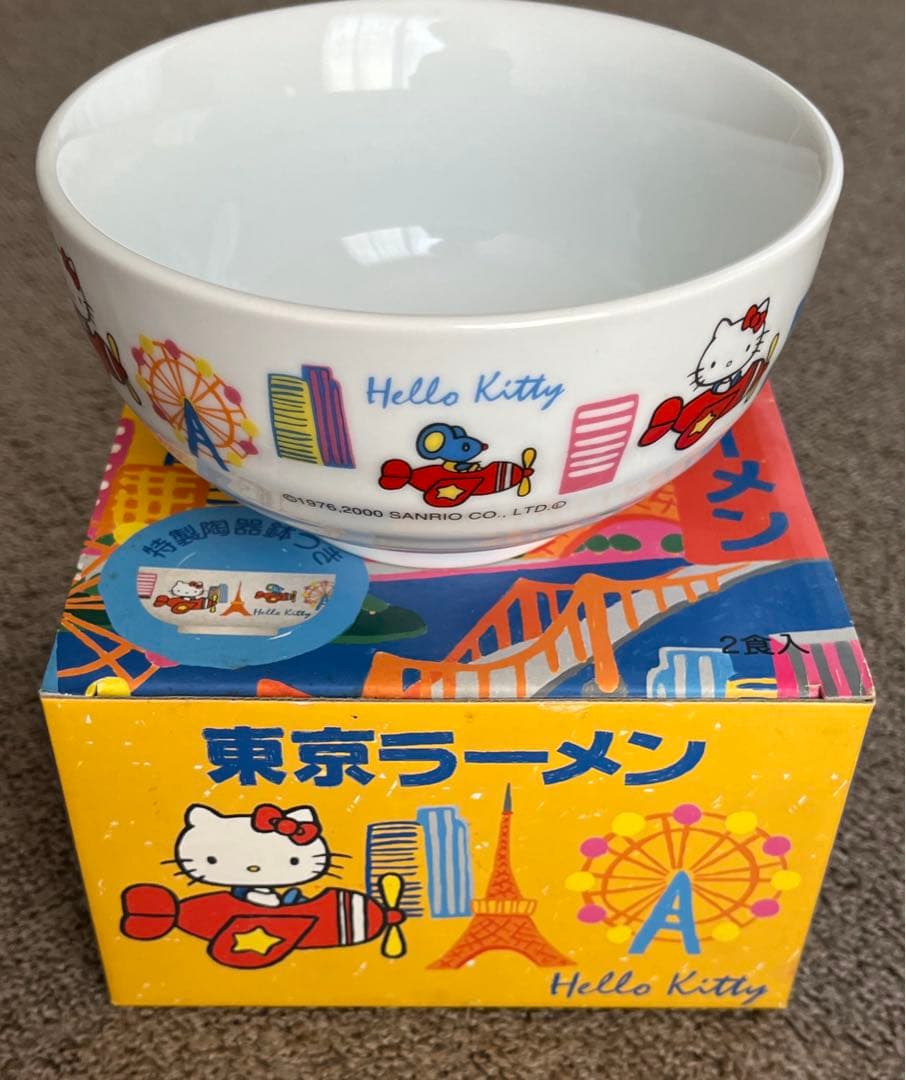 ハローキティ東京ラーメンどんぶり - メルカリ