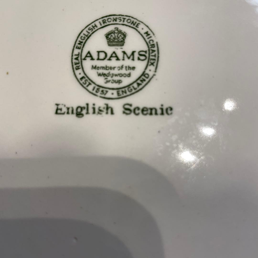 ADAMS English Scenic 直径31cm大皿2点 新品未使用 - メルカリ