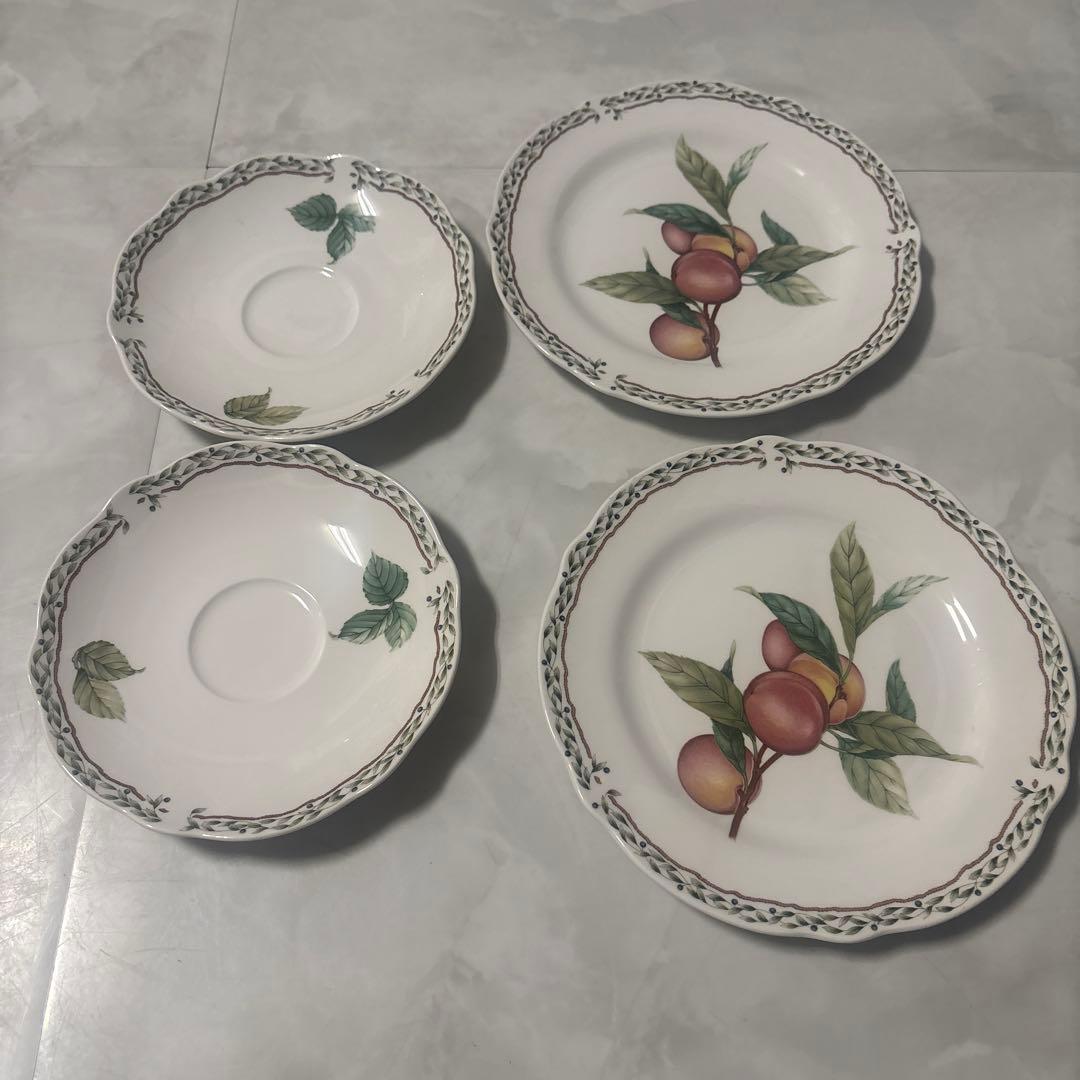 ノリタケ Noritake ロイヤルオーチャード プレート4枚(大:2 小:2