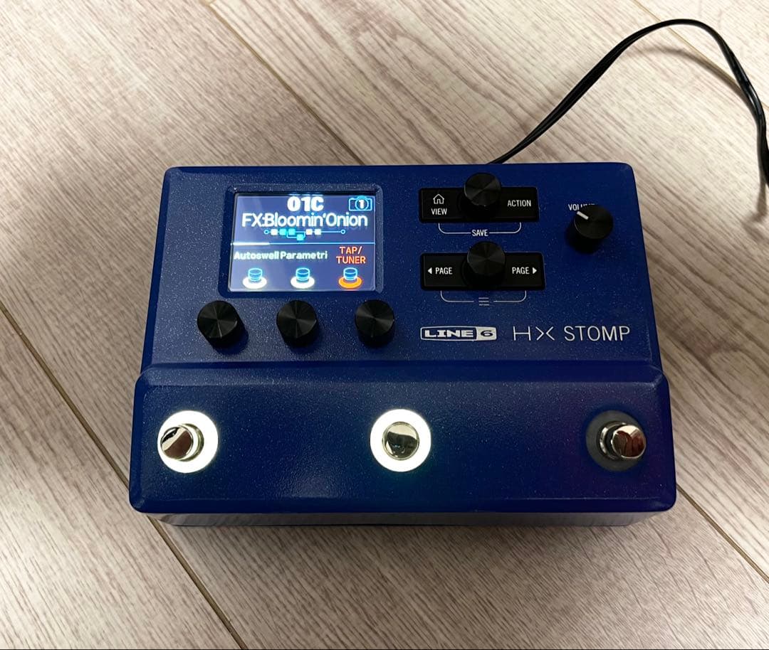 LINE 6 HX Stomp ブルー Line 6／Helix Floor & HX Stomp Lightning Blue】数量限定ブルー