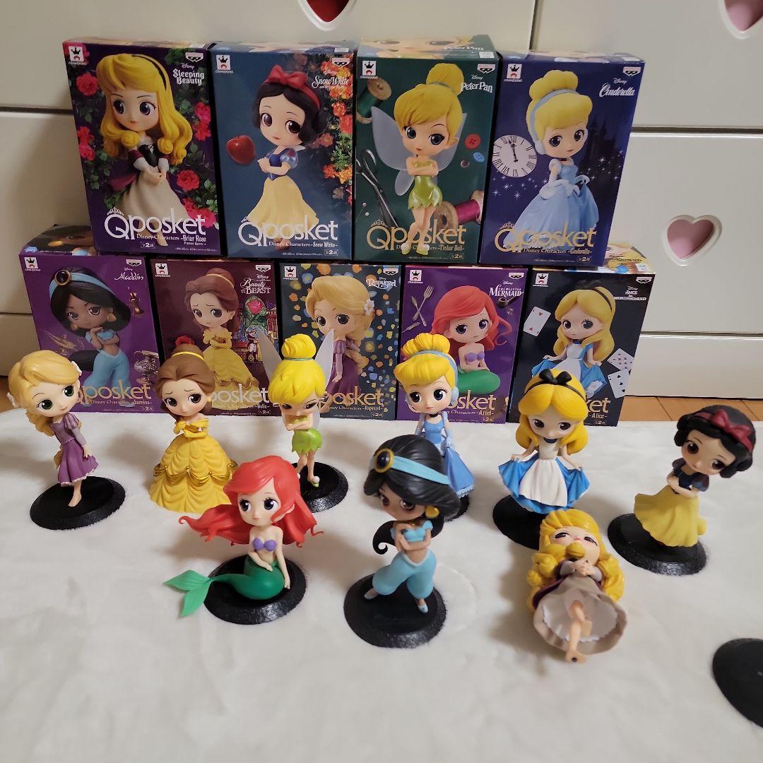 Qposket ディズニープリンセス フィギュア9体 - メルカリ
