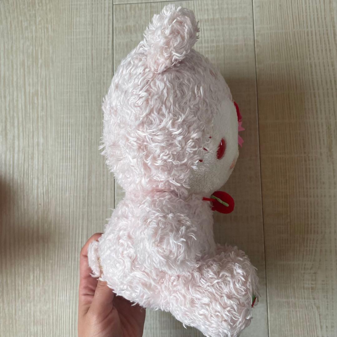 ハローキティ キティちゃん 2009 レア ぬいぐるみ いちごくま ピンク