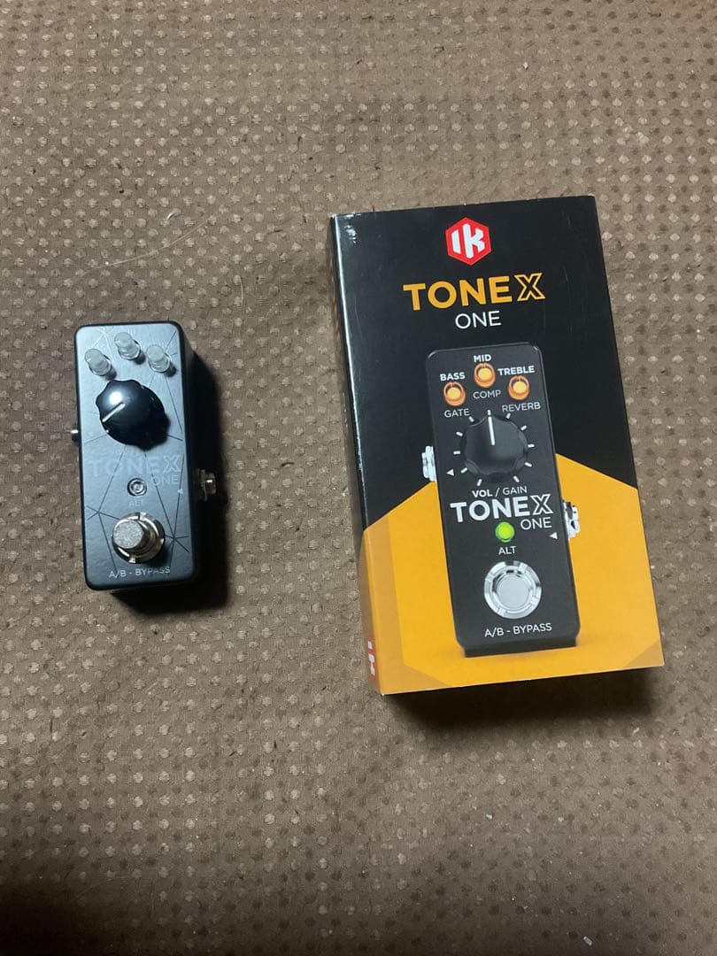 未使用　IK TONE X ONE ギターエフェクター IK Multimedia / TONEX Oneの特徴と使い方などをレビュー。小さく高