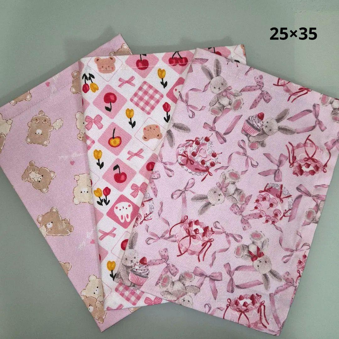 NO.24 アニマル柄ランチマット 25×35 入園入学 新学期 ハンドメイド