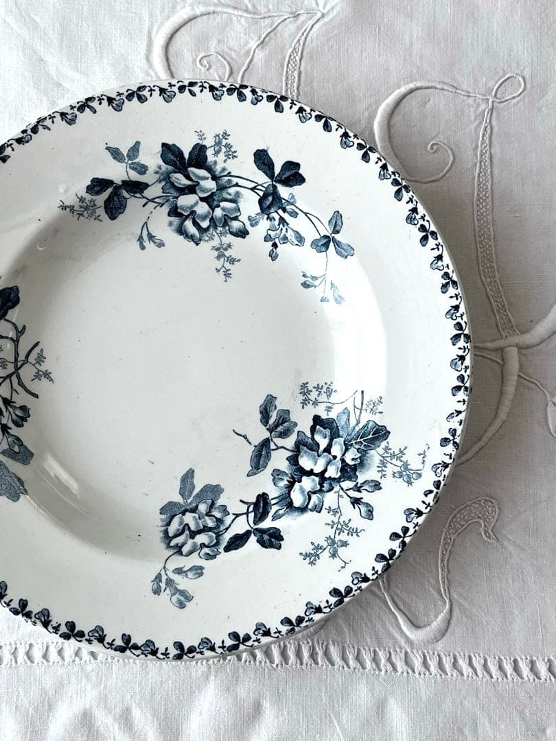美品】フランスアンティーク St.Amand窯 ACACIA 深皿[3273] - メルカリ