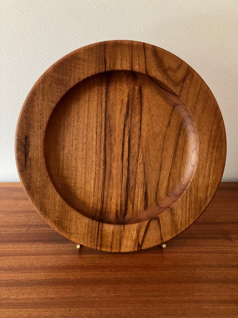 カイボイスン チークプレート大 ヴィンテージ フィンユール ウェグナー アアルト Finn Juhl / Teak Large Bowl (1960-70s) - VINTAGE & USED - DWARF