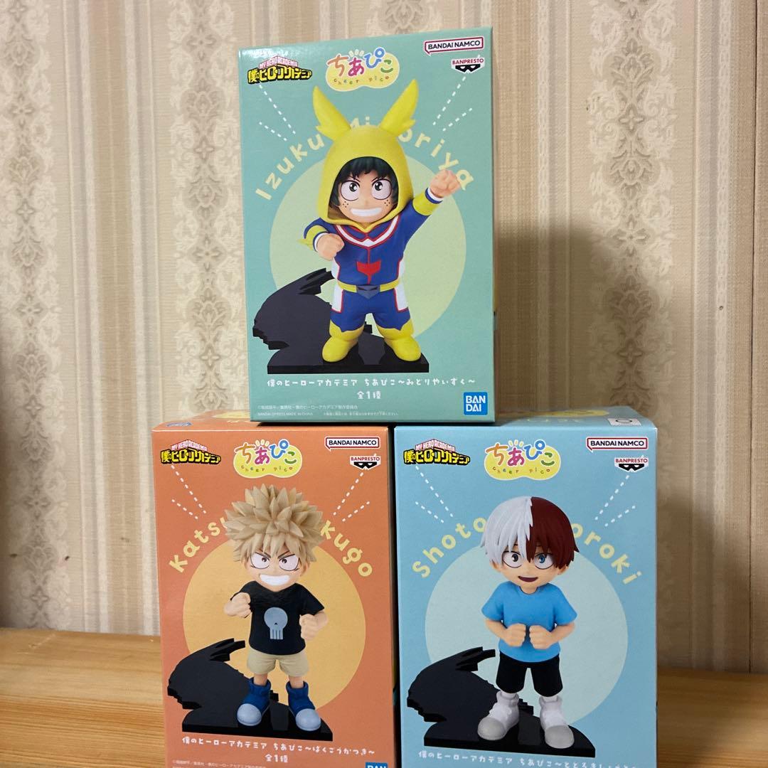ヒロアカフィギュア ちあぴこ ばくごうかつき&みどりやいずく&とどろきしょうと 僕のヒーローアカデミア ちあぴこ～みどりやいずく～ 2025年12月登場