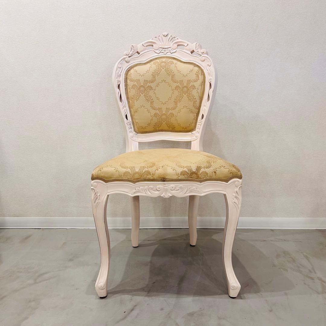 アンティーク家具 フランシスカ チェア ヨーロピアンクラシック ヴィンテージ ① ダイニングチェア 肘付き ヨーロピアン クラシック アームチェア