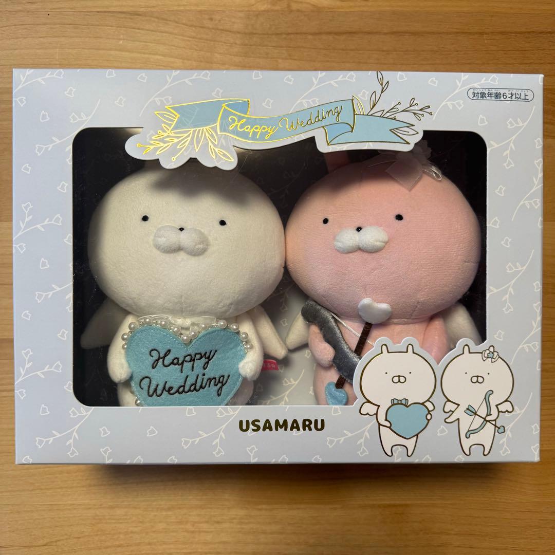 うさまるWEDDINGぬいぐるみBOX 婚姻届 - メルカリ