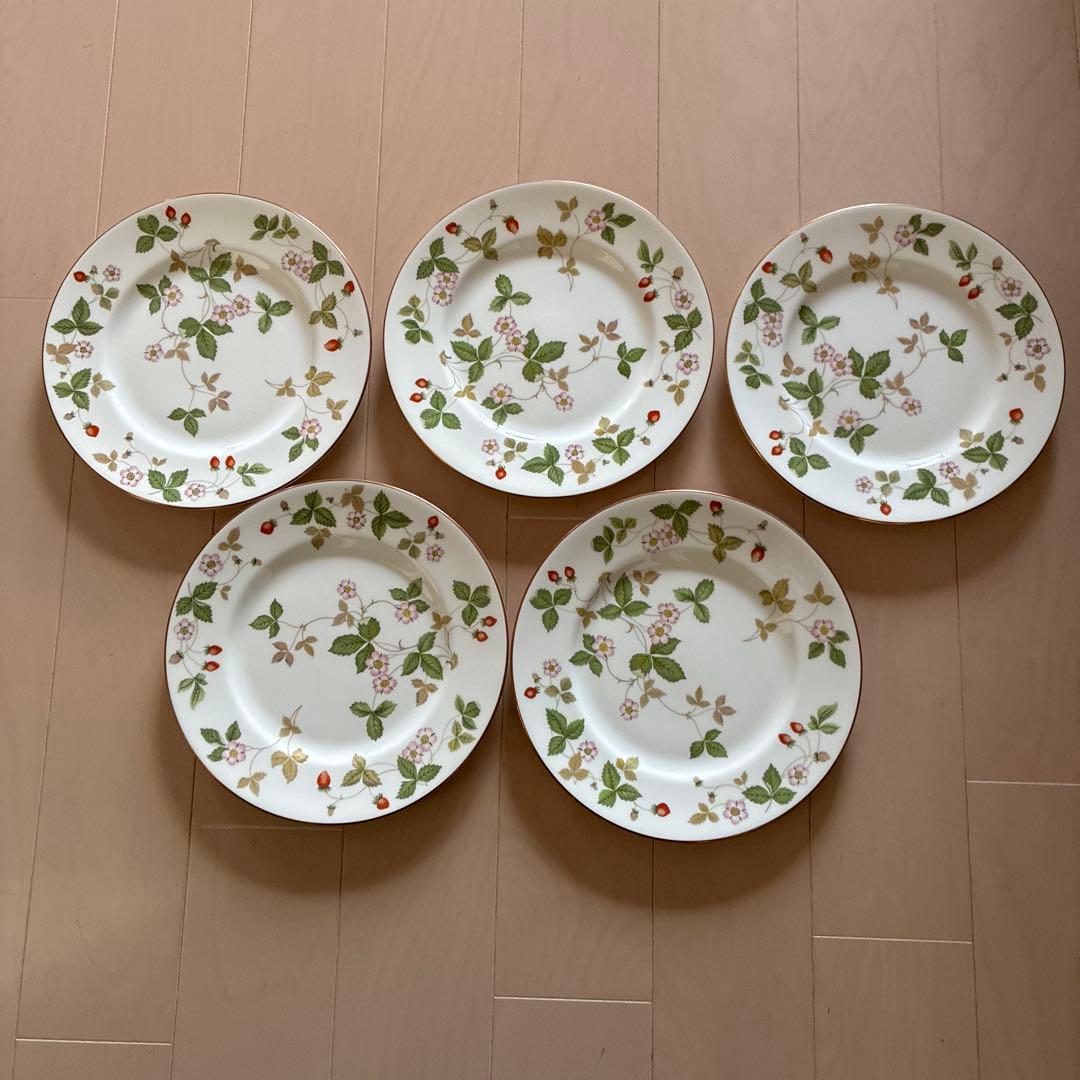 wedge wood プレート5枚 ワイルド ストロベリー プレート 20cm|WEDGWOOD公式オンラインストア