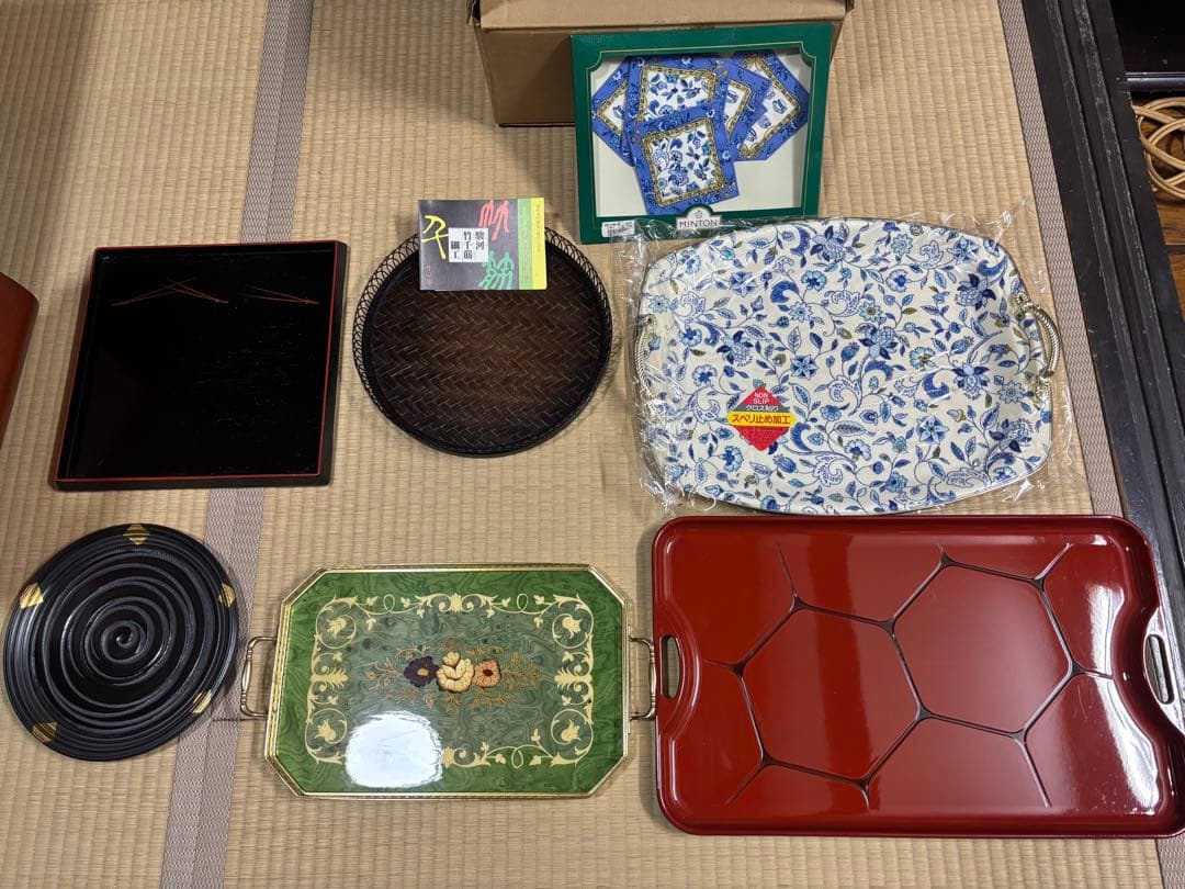 漆器　盆等　セット 本物の器・大子漆八溝塗 お椀・角盆セット（AD001） - 茨城県大子町
