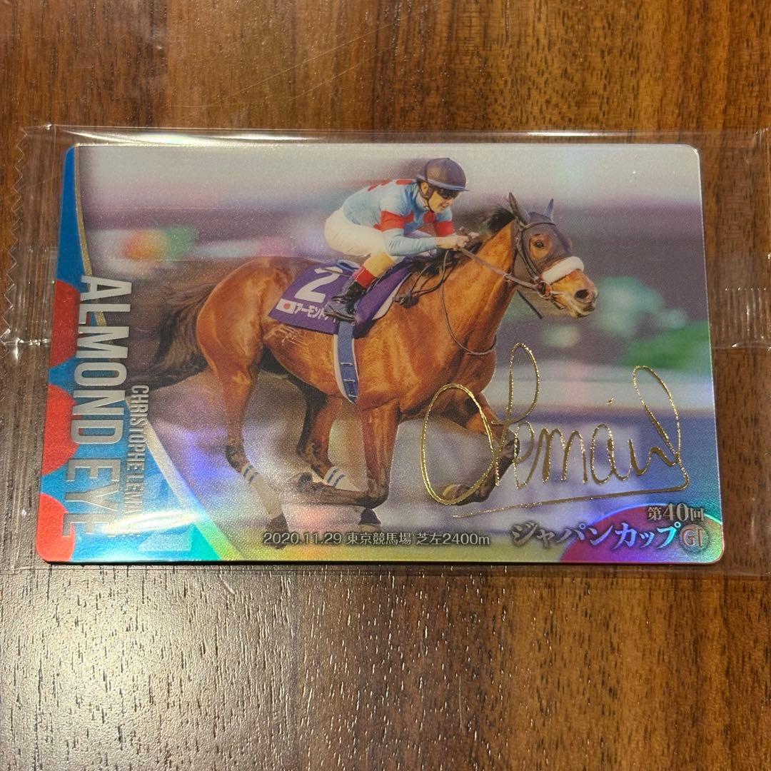 アーモンドアイ サラブレッドホースコレクション 金箔 サイン 競馬