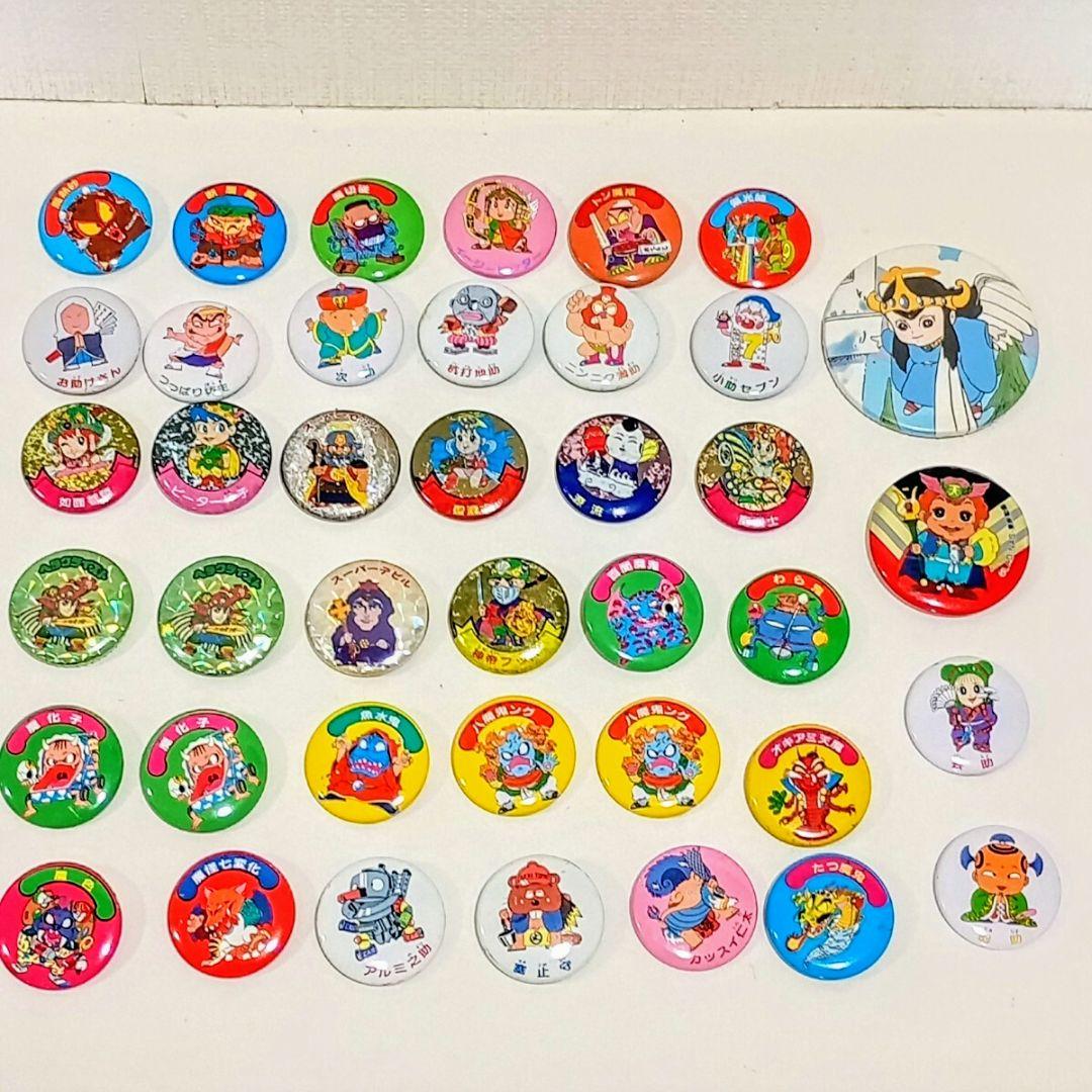 ビックリマン ニッスイ景品缶バッジ40個セット 聖フェニックス 天子男