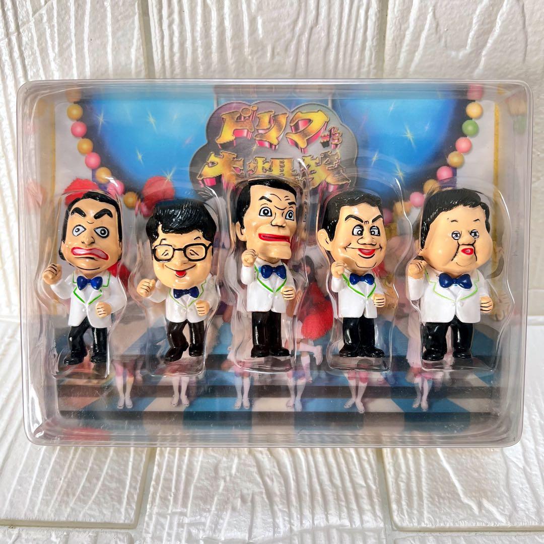 非売品　特典）ザ・ドリフターズ　フィギュアセット Amazon | ザドリフターズ DVD特典 ドリフ大爆笑 フィギュア いかりや