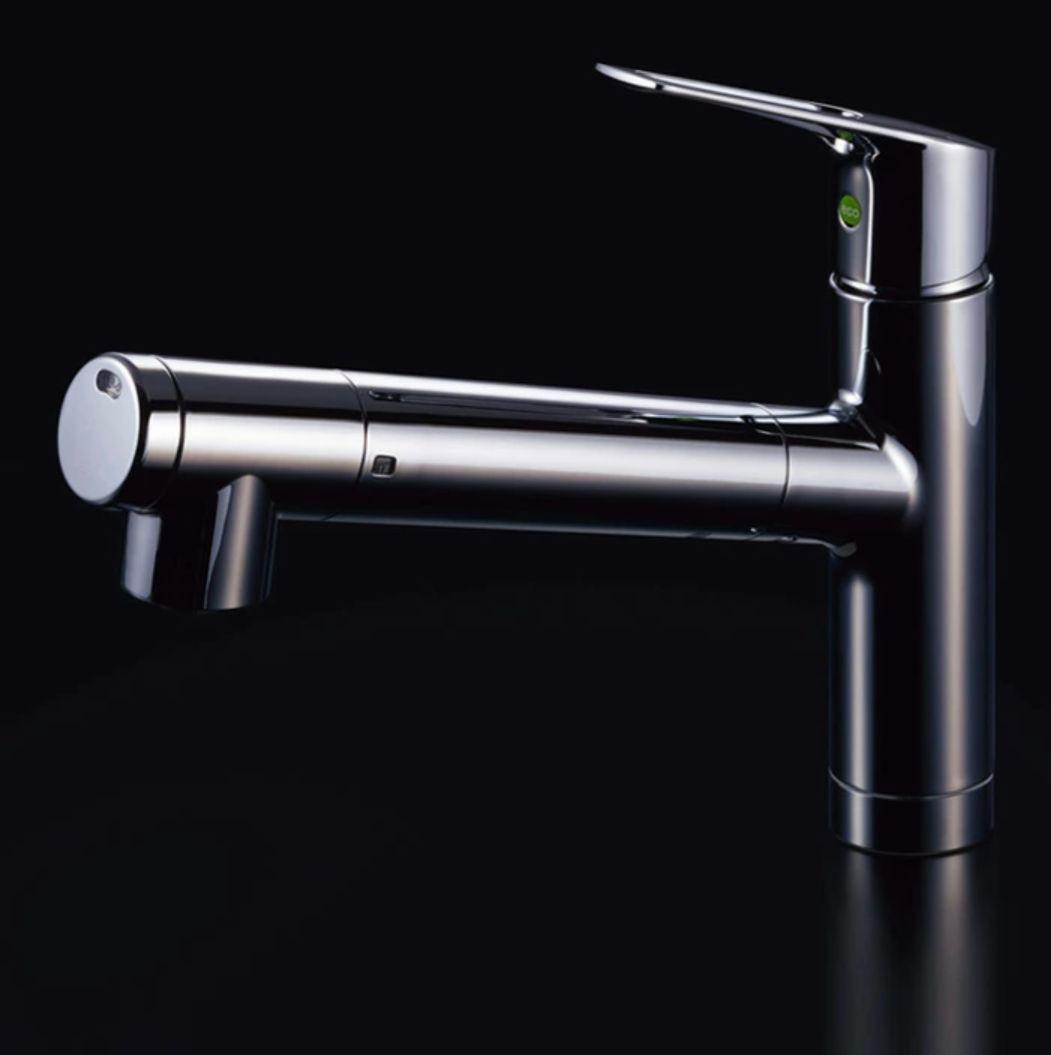 クリナップ 浄水器 一体型 省エネシングル水栓 ZSMJT428R20BH クリナップ クリナップ浄水器一体型省エネシングルシャワホース水栓