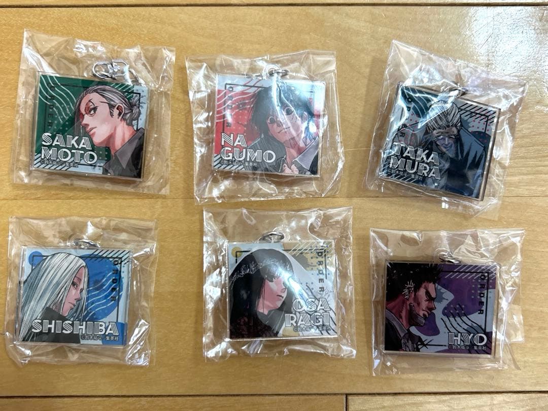 SAKAMOTO DAYS サカモトデイズ　アクリルキーホルダーセット　非売品 TVアニメ「SAKAMOTO DAYS」 アクリルチャーム｜ガシャポンオフィシャル