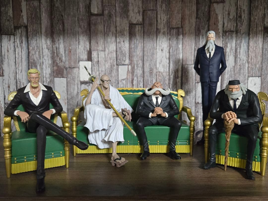 ワンピース The Throne of Power 5体セット　五老星 一番くじ ワンピース The Throne of Power｜一番くじ倶楽部｜BANDAI