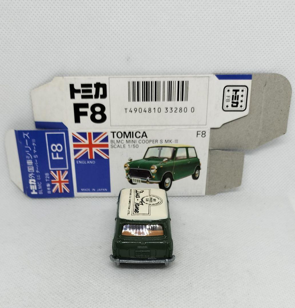 《青箱トミカF8-2特》ミニクーパーSマークⅢ【Dun-Tone】未使用レア美品