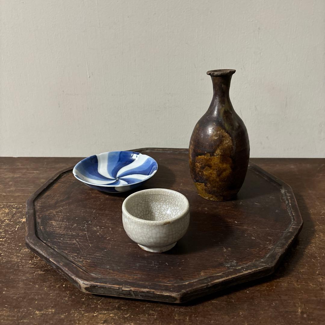 古瀬戸徳利 美濃 花器 古道具 古備前 古丹波花入 川瀬俊朗 向田邦子 李