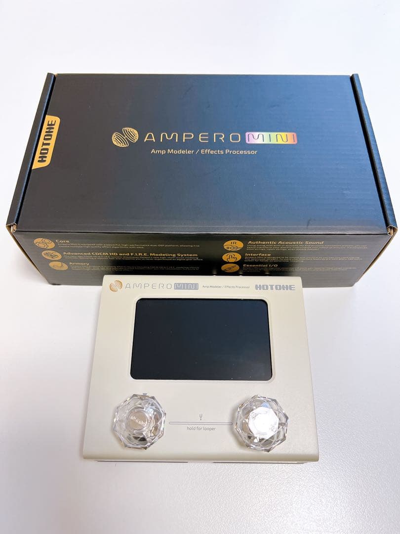 【美品】HOTONE AMPERO MINI ギターエフェクター【付属品完備】 Amazon.co.jp: HOTONE マルチエフェクター AMPERO Mini (通常版