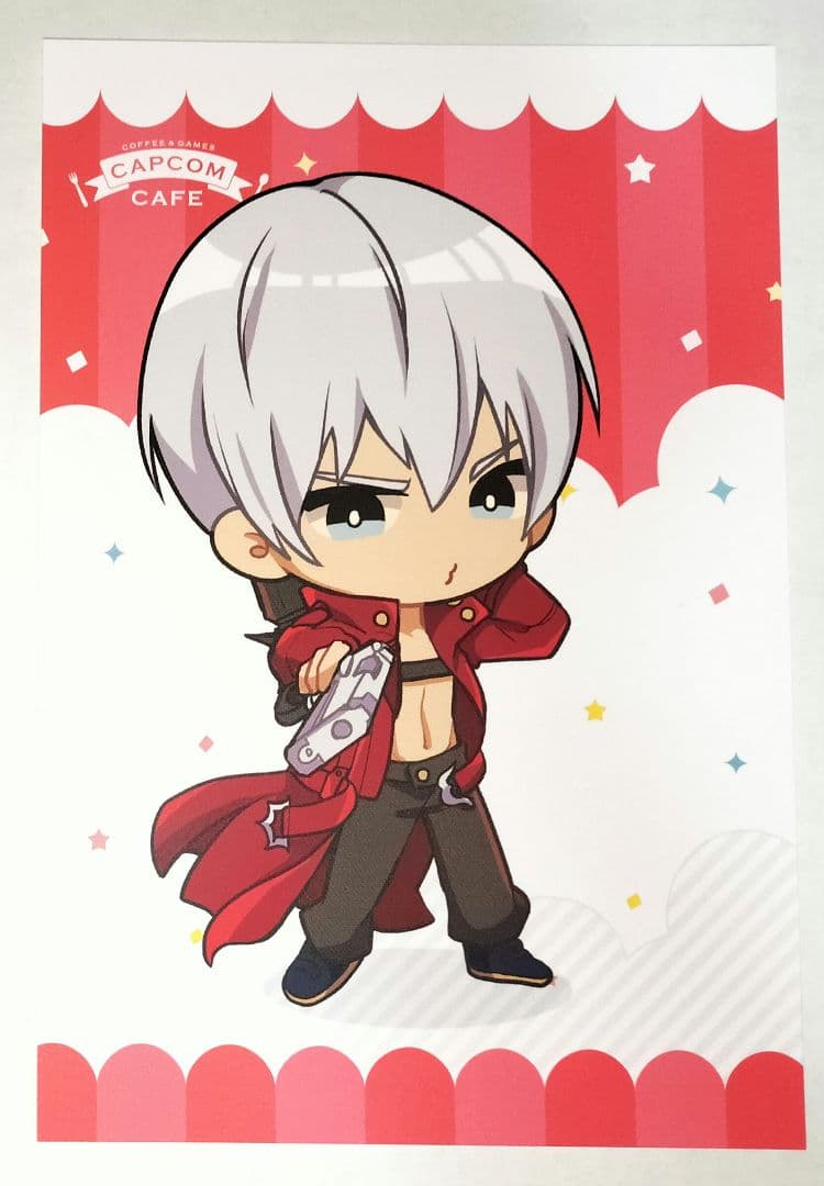 デビルメイクライ ダンテ DMC3 ポストカード 特典 カプコンカフェ 6弾 カプコンカフェ 池袋店＆梅田店 「デビル メイ クライ」シリーズとの
