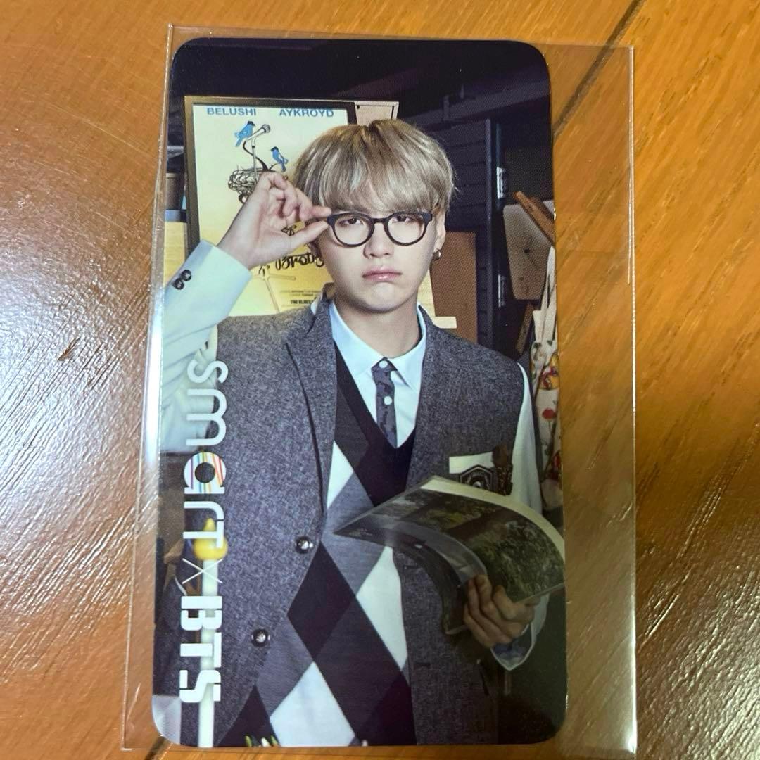 BTS 制服ブランド SMART コラボ トレカ ユンギ SUGA フォトカード