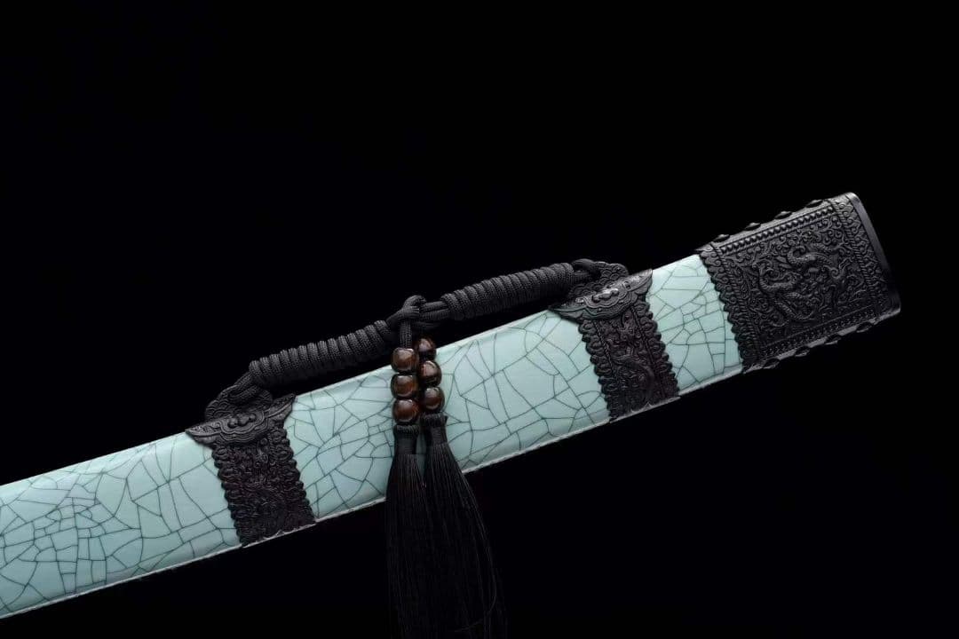 延長版）【青鱗康熙戦刀】古兵器 武具 刀装具 日本刀 模造刀