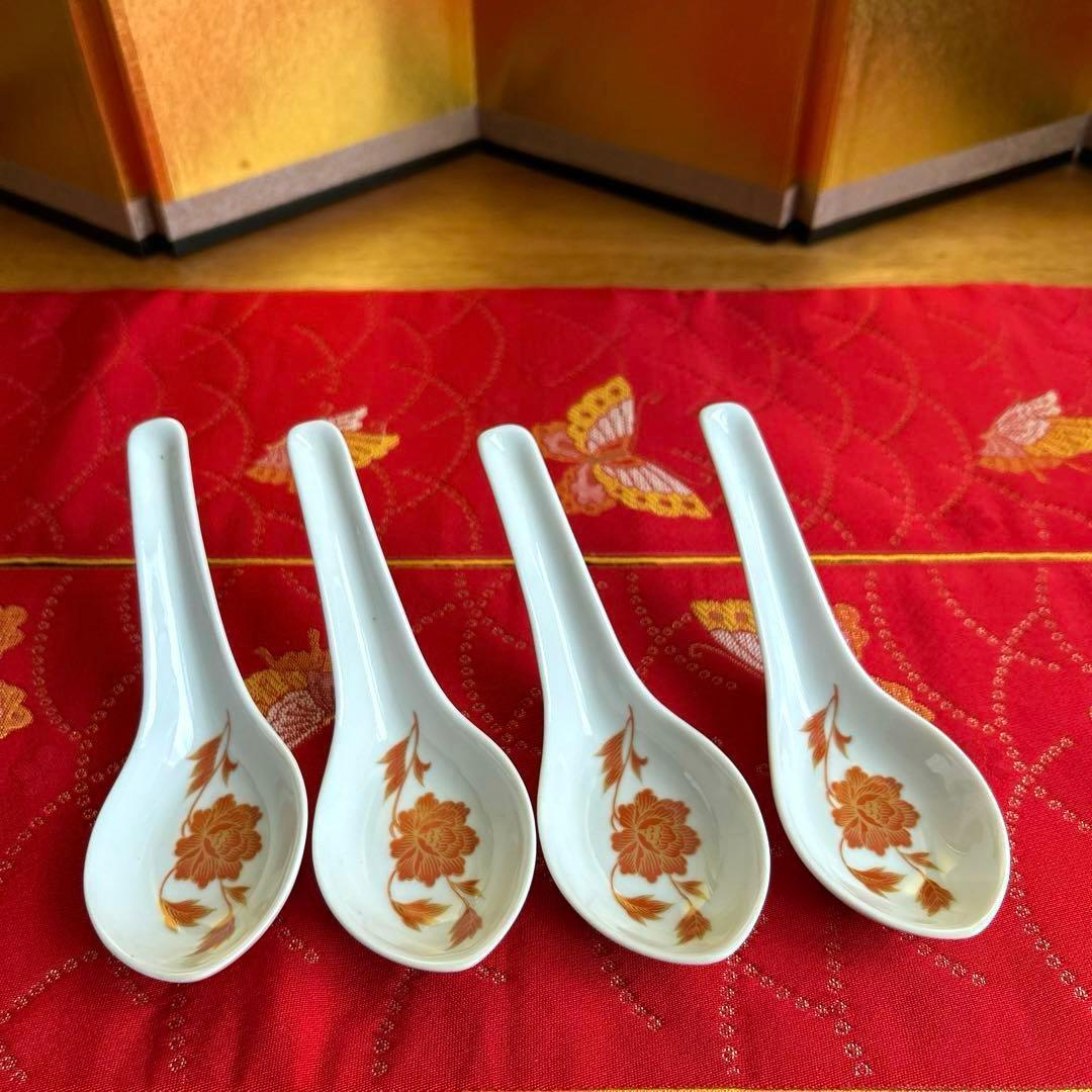 未使用品】ナルミ 鳴海 中華皿セット 鳳凰 レンゲ付ラーメン鉢・八角皿