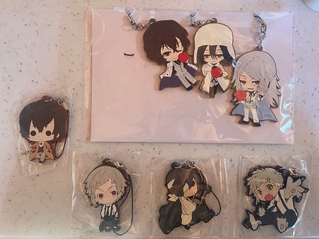 【値下げ‼️】文豪ストレイドッグス　ラバーストラップセット Products｜ ｜株式会社NEO GATE