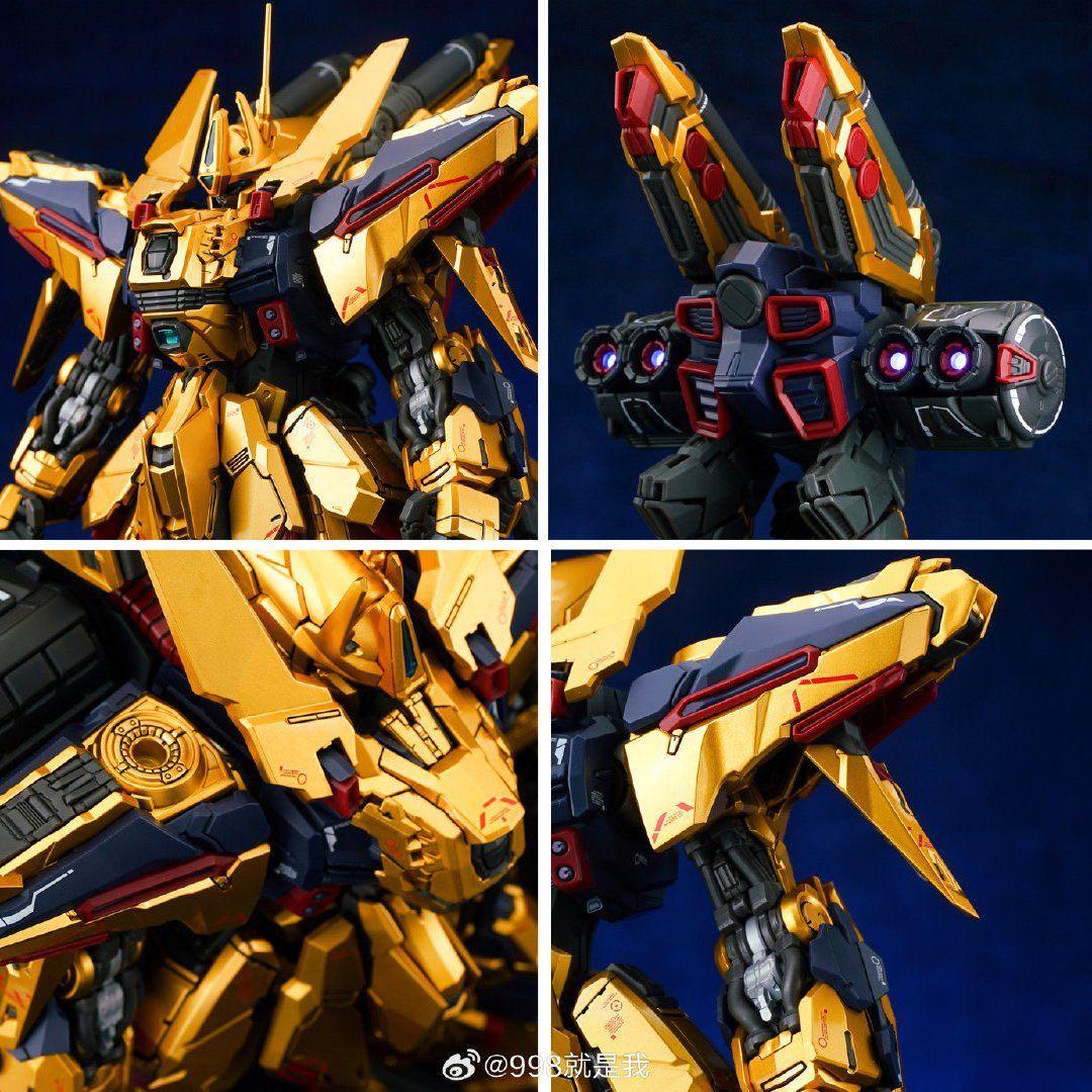 神馬模型 1/100 黄金武士 ダイキャスト 海外製 フルアーマー百式改