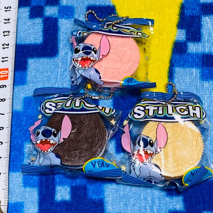 リロ＆スティッチ お菓子マスコット ビスケット 3種セット - メルカリ