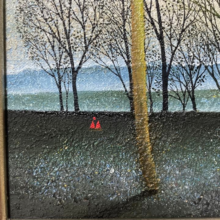 林 正己『夕べ』油彩 F6 原画 真作保証 1点もの - メルカリ