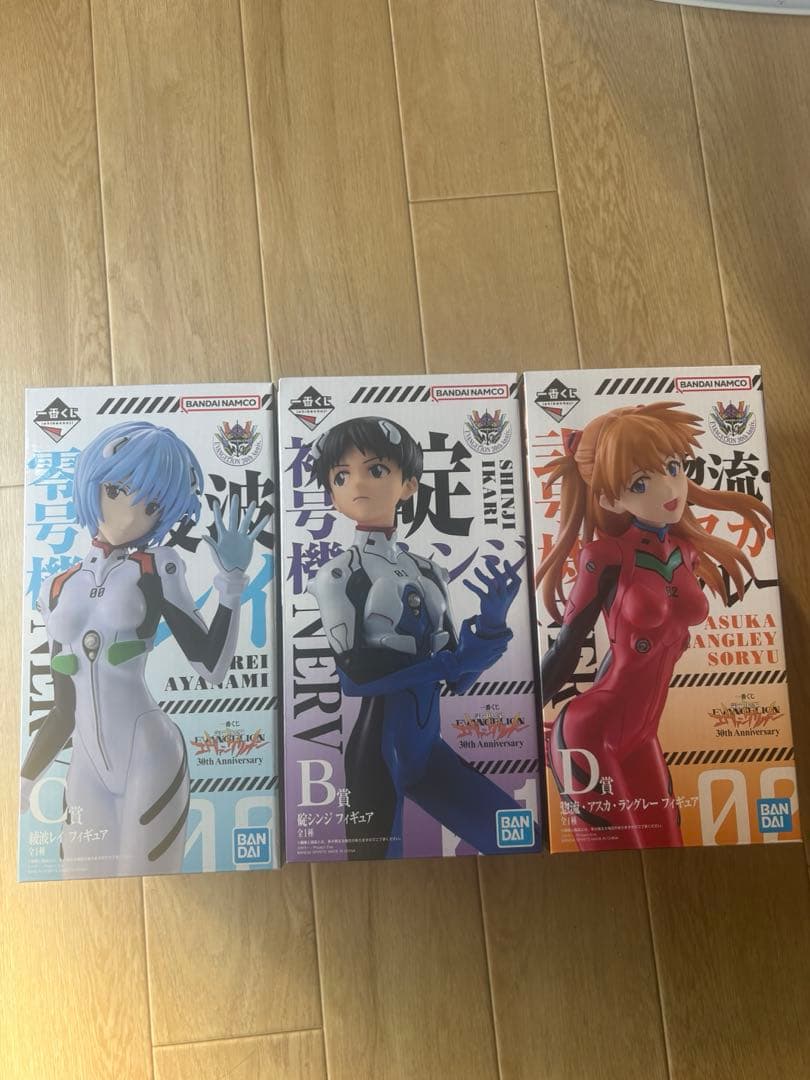 一番くじ 新世紀エヴァンゲリオン 30th B賞C賞D賞セット 一番くじ 新世紀エヴァンゲリオン 30th Anniversary」好評販売中！