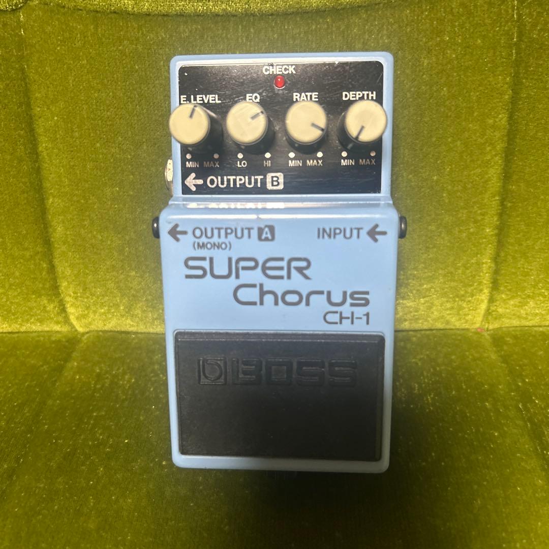 BOSS CH-1 アナログコーラス　ピンクラベル　エフェクター BOSS CH-1 Super Chorus ピンク ラベル アナログ期 旧箱 買取りました
