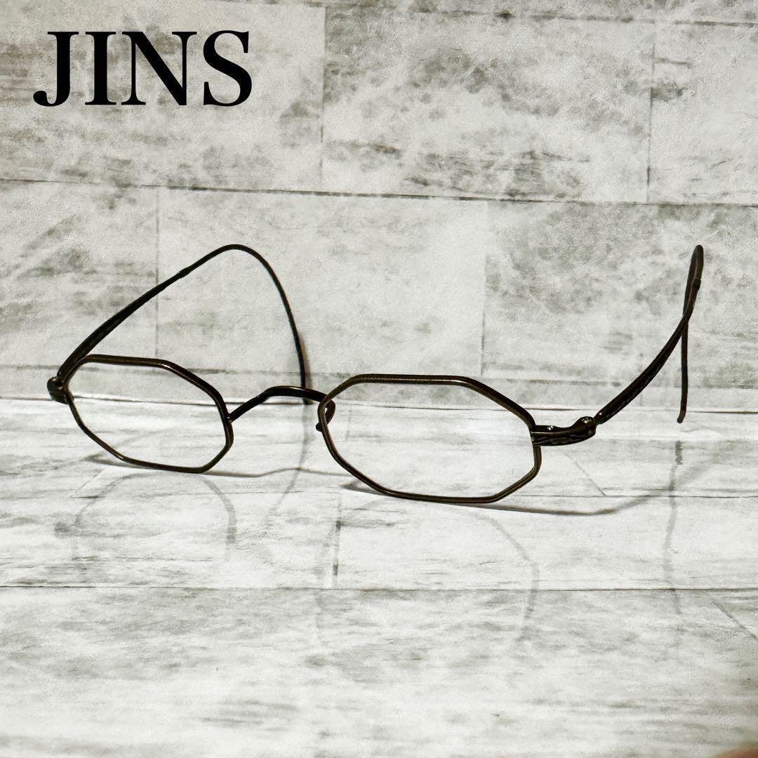 JINS CLASSIC 20's JINS×TIMEメタルフレーム　オクタゴン JINS CLASSIC 20's JINS×TIMEメタルフレーム オクタゴン ジンズ メガネ
