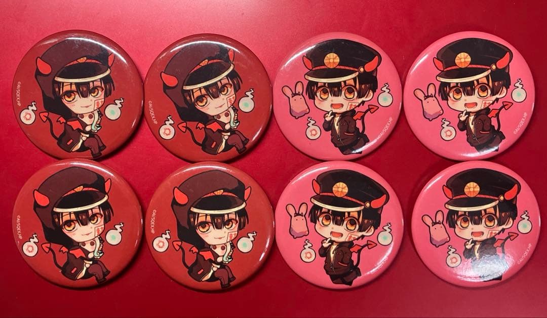 地縛少年花子くん 小悪魔パーカー 花子くん缶バッジ セット - メルカリ