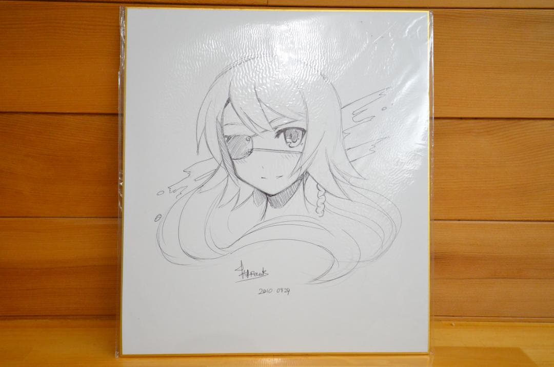 手書きイラスト（直筆）色紙 / T-TRACK / 検索：VIVID GIRLS ミニ色紙 直筆イラスト アナログ バニーガール オリジナル コピック