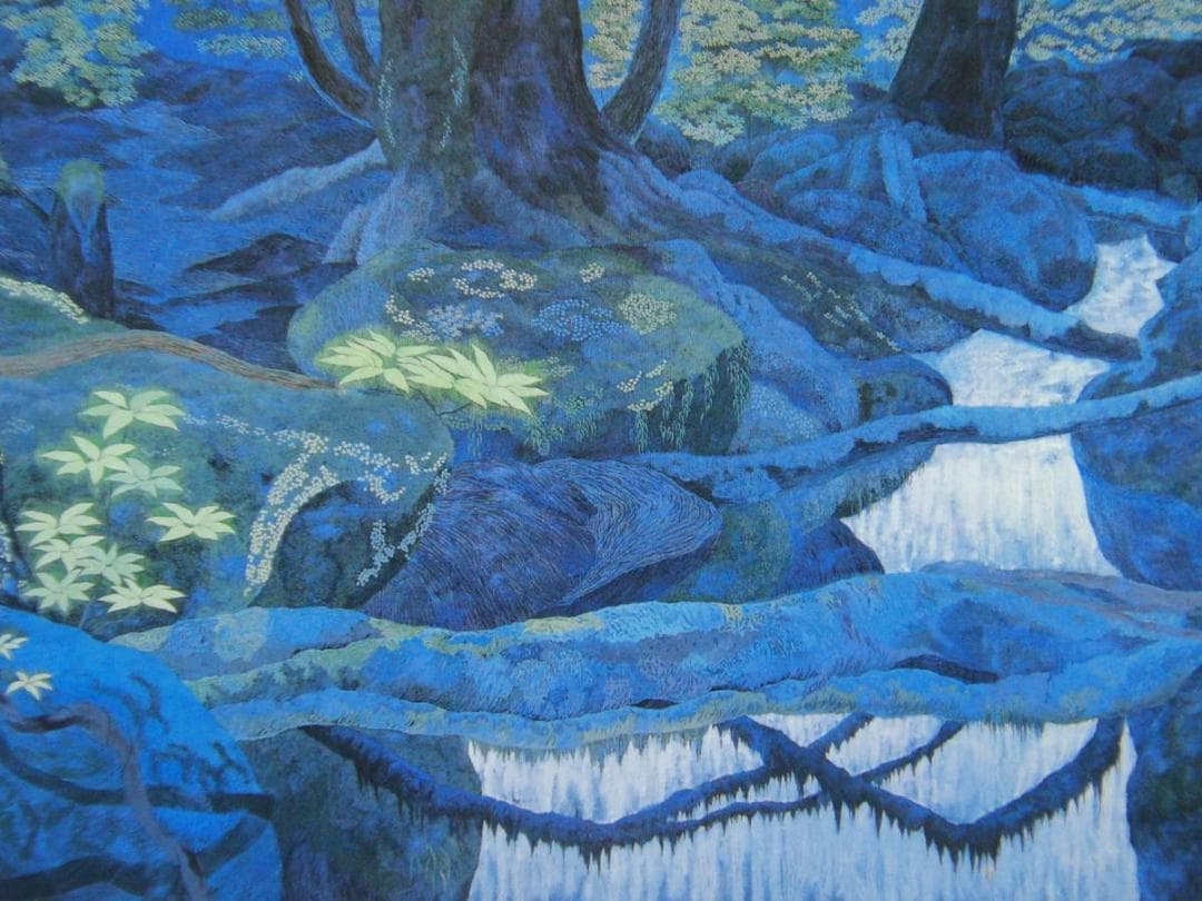 中西 利雄、札幌の夏、新品額装付、画集画、状態良好