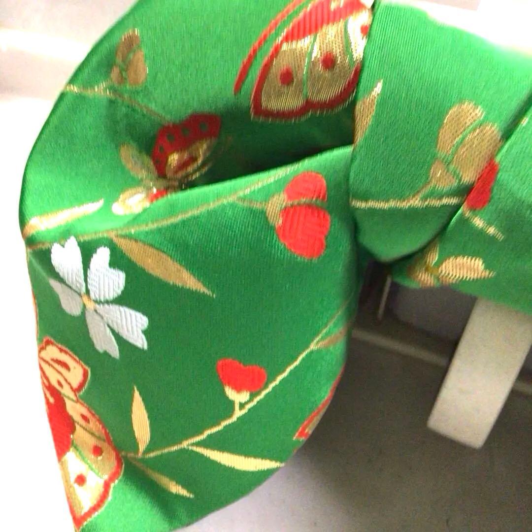 ☘️祝い帯《七歳》後ろリボン二種類・同色同柄・お好みで付け替え可能です❣️