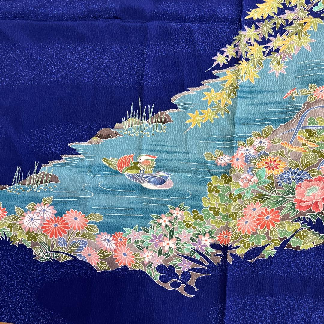 加賀友禅 風呂敷 土田双園 シルク 絹 中古品 - メルカリ